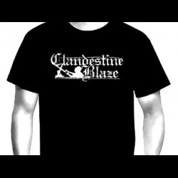 Clandestine Blaze (FIN) - logo shirt, size L