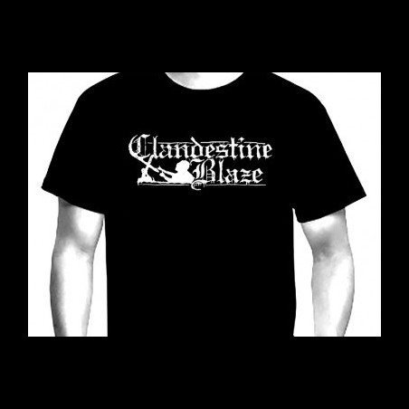 Clandestine Blaze (FIN) - logo shirt, size L