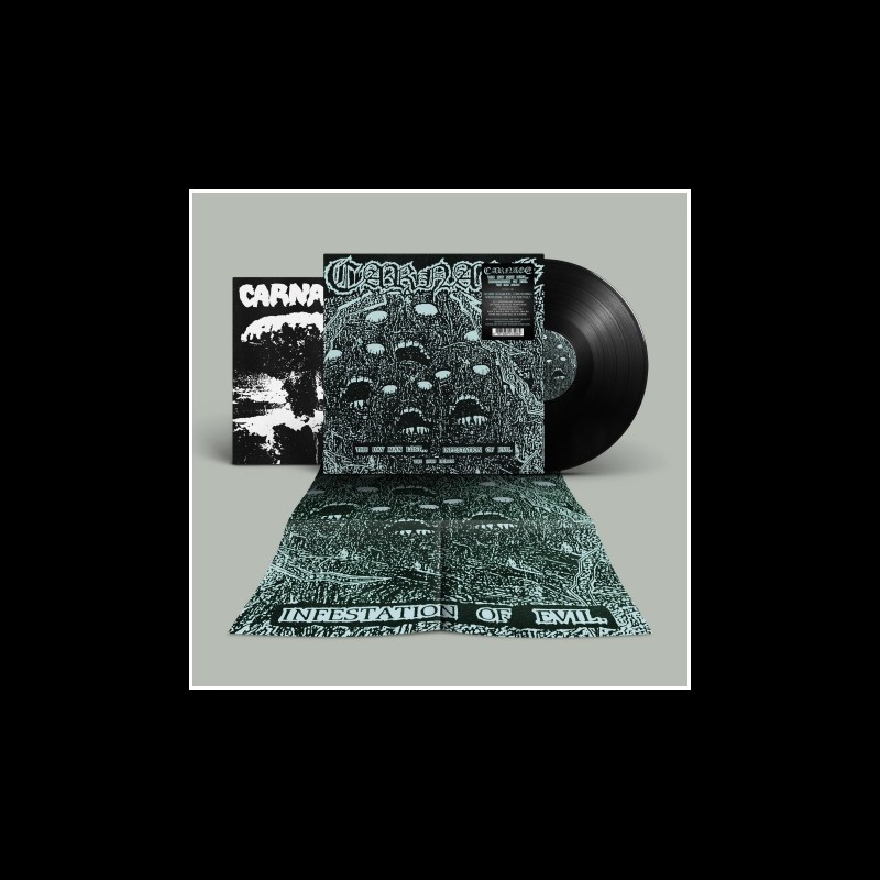 Carnage (SWE) "The Day Man Lost / Infestation of Evil" LP € 21,00