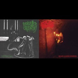 Perverted Ceremony (BEL) / Witchcraft (FIN) "Nighermancie / Black Candle Invoker" LP (black  vinyl incl patches)