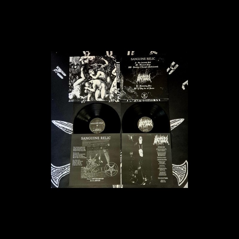 Black Cilice (PRT) / Sanguine Relic (USA) "Esoteric Stygianism" LP